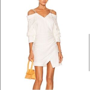Jonathan Simkhai Off The Shoulder Shirt Dress NWT